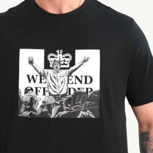 Weekend Offender Leo Gregory T Shirt Black 